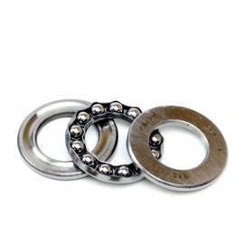 Parts and Parts 51103 thrust ball bearing, 17 x 30 x 9 mm, DIN 711, high axial load absorption, easy assembly, deep groove axial bearing, durable steel construction, use in shafts and mechanical