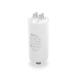 DL-pro CBB60 Capacitor 45.00µF 450 V Universal with Plug-In Flags and Fixing Screw