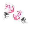 Mianova Small, Round, Stud Earrings, silver-plated with Motif, for Women