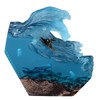 Desktop Sea Wave Decoration Delicate Resin Lamp Night Light for