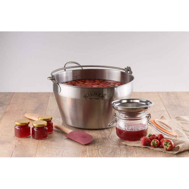 Kilner Stainless Steel Easy Fill Jam Jar Funnel, 14 x