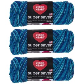 Red Heart E300-3944 Red Heart Super Saver Yarn - Macaw