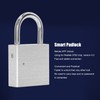 Bluetooth Padlock USB Rechargeable APP Control Impact Resistant Smart Padlock