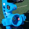 Furlihong 380BH Baseball Pitching Machine, Battery Powered, Angle Adjustable, Comes
