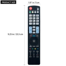 AKB72914066 Replacement Remote Compatible with LG TV 55LW9500 55LV5400 32LW5700 47LW7700 42LK530 47LV5400 Sub AKB72914044 AKB72914052 AKB72915244 AKB72914276 AKB72914050 AKB73275606