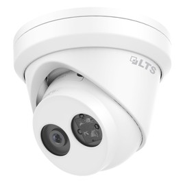 LTS CMIP3342W-28MA HD IP 4MP 2.8mm Lens Built-in Mic WDR 100ft IR Turret Dome Camera