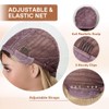 Sangtok Long Ombre Blonde Layered Wig with Bangs for Women,