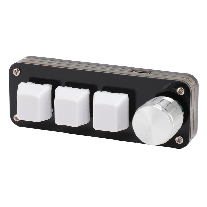 Mini 3 Key Keypad with Knob Custom Programming Hot Swappable
