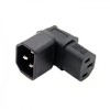 cablecc IEC Male C14 to Up Direction Right Angled 90