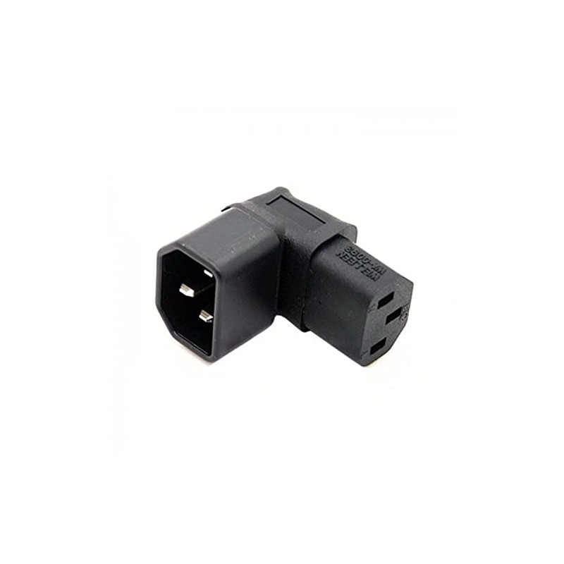 cablecc IEC Male C14 to Up Direction Right Angled 90