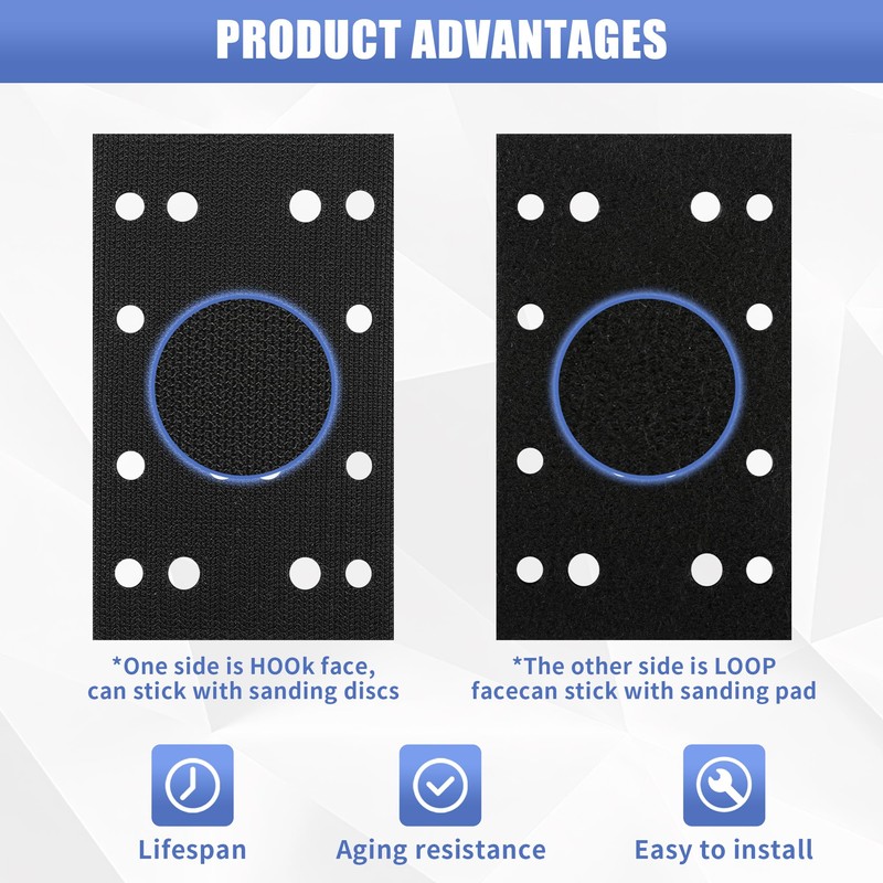 FMTYAOIU 4 Pcs Soft Foam Sanding Pads Interface Sander Backing