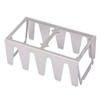 BBQ Skewer Rack Lightweight Portable Sturdy Structure Stainless Steel Wear