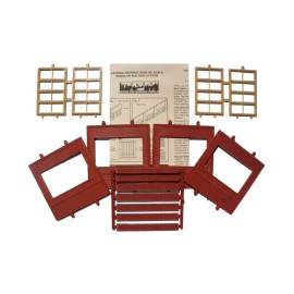 DPM #30143 - HO Scale Modular Kit - Dock Level Victorian Window (4) - New/Old St