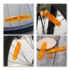 DELUXEFOX Bicycle Wheel Reflector, Set of 5, Bicycle Reflector, Bike