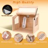 JOGEPEYO Chick Brooder Box, Brooder Box for Chicks, Pine,Quail Cage,