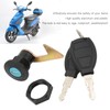 Universal Aluminum And Plastic Motorcycle Tail Trunk Lock, Replacement Scooter