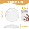 6pcs Door Stopper, Clear Rubber Feet Pads, Self Stick Noise