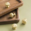 Brass Cabinet Knob Pumpkin Knobs, Copper Drawer Knobs Round Handles