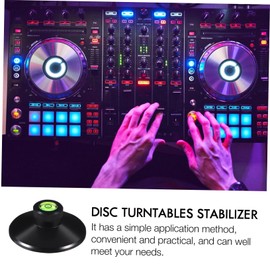 LABRIMP 1pc Balanced Disc Stabilizer for Turntables Essential Vinyl Record Player Accessory to Reduce Vibration Enhance Sound Quality and Music Experience