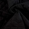Double-Sided Quilted Broadcloth Black, Fabric by the Yard
