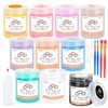 ZHBWOW Washable Chalk Paint Kit - 10 Colors Non-Toxic Powder​​