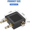 Hypercube (2 pack Airplane Airline Flight Adapters for Headphones, AUX