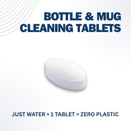 Cup and Bottle Cleaning Tablets Active Oxygen Formula for Tea Coffee Wine Stains 12 Count