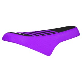 Enjoy Mfg Ridstar Q20 Ebike gripper seat cover by Enjoy mfg  PURPLE/BLACK/PURPLE ribs #477