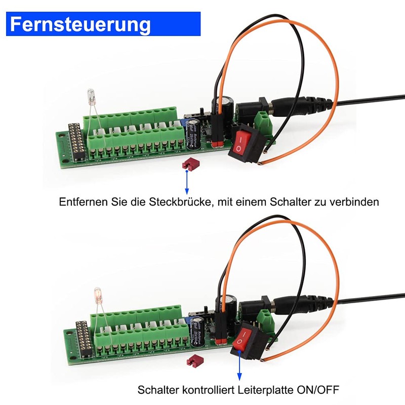 Evemodel PCB012 1set Power Distribution Board Self-adapt Distributor HO N