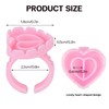 Pretty memory 150 Pcs Glue Rings for Eyelash Extensions, Lovely
