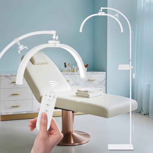 KIRKAS Lash Light Half Moon Lamp with Tool Tray, 21in