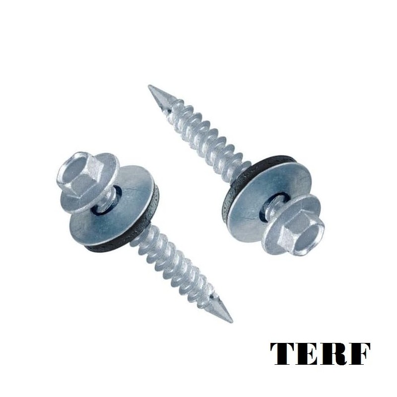 TERF® Thin Metal Corrugated Roofing Sheet to Timber Self Drilling