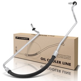 A-Premium Automatic Transmission Oil Cooler Line Hose Assembly Compatible with Buick LeSabre Park Avenue Bonneville 2000-2005 3.8L