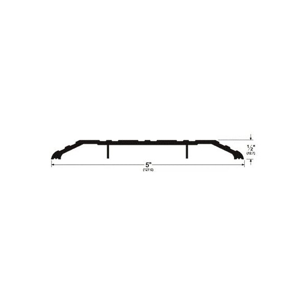 Pemko 085564 171A72 Saddle Threshold, Mill Finish Aluminum, 4" Width,
