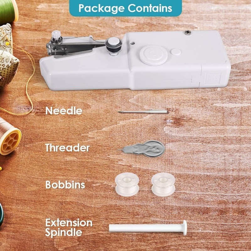 Handheld Sewing Machine, Mini Sewing Machine with Sewing Accessories, Stitch