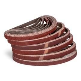 48 pieces/fabric sanding belts/13 x 457 mm/8 x grit 40-60 - 80-120 - 180-240/for Black&Decker® power file/sandpaper/sanding belt set.