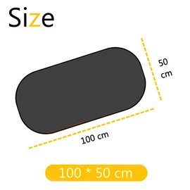 Car Sunshade, Car Sunshade, Rear Seat Sun Shade, Light Shielding Sunshade, UV Protection, Sun Protection, Universal, Foldable, Suction Cup Attachment Type, Car Supplies, Reusable