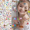 60 Sheets 3D Colourful Animals Cartoon Temporary Tattoos Children Girls