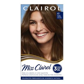 Miss Clairol Tinte Permanente 61 Rubio Cenizo Oscuro