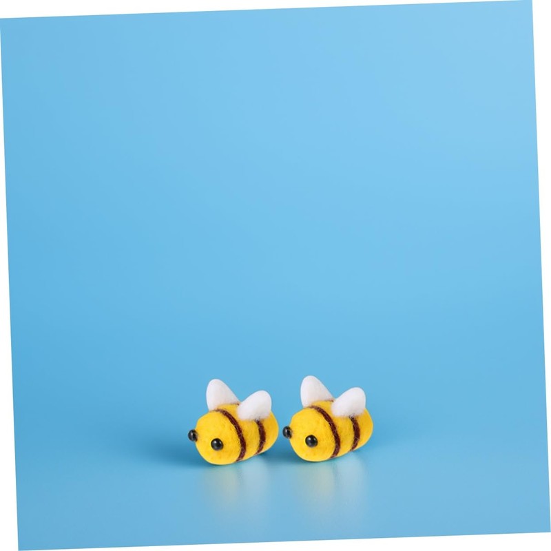 DOITOOL 25 Pcs Felt Bees Decorations for DIY Crafts Hat