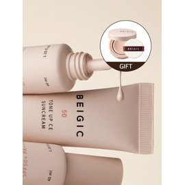 Beige [Duo SET][Mini cushion communicator gift] Tone-up CE sunscreen duo set / [듀오 SET][미니 쿠션 공용기 증정] 톤업 CE 선크림 듀오 세트