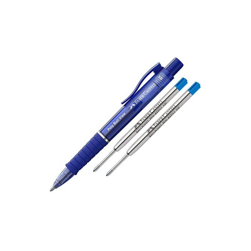 Faber-Castell Poly Ball View Ballpoint Pen Refill XB (Admiral Blue