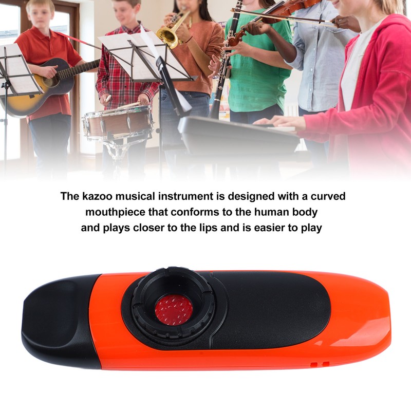 Kazoo Resin Environmental Protection ABS Performance Musical Instrument with Flute