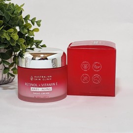 Australian Skin Clinic Retinol Vitamin E Anti-aging Face Night Cream 3.38 fl oz