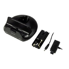 Hama Wii U Ladestation Triple Charger, 550mAh Wii Mote-Akku, Schwarz