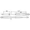 Hozan ESD Grip Tweezers, Non-slip Elastomer Grip, Anti-static, Tip Width