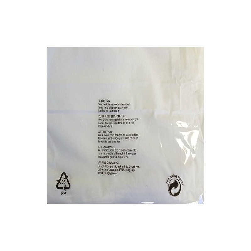 (100x) 9" x 12" Clothing Garment T-Shirt Bags Clear Protection
