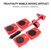 Furniture Lifter Heavy Appliance Dolly Rollers Wheel Slider Mover Tool