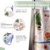 Maison d'Hermine 100% Cotton 1-Piece Kitchen Apron with Adjustable Neck