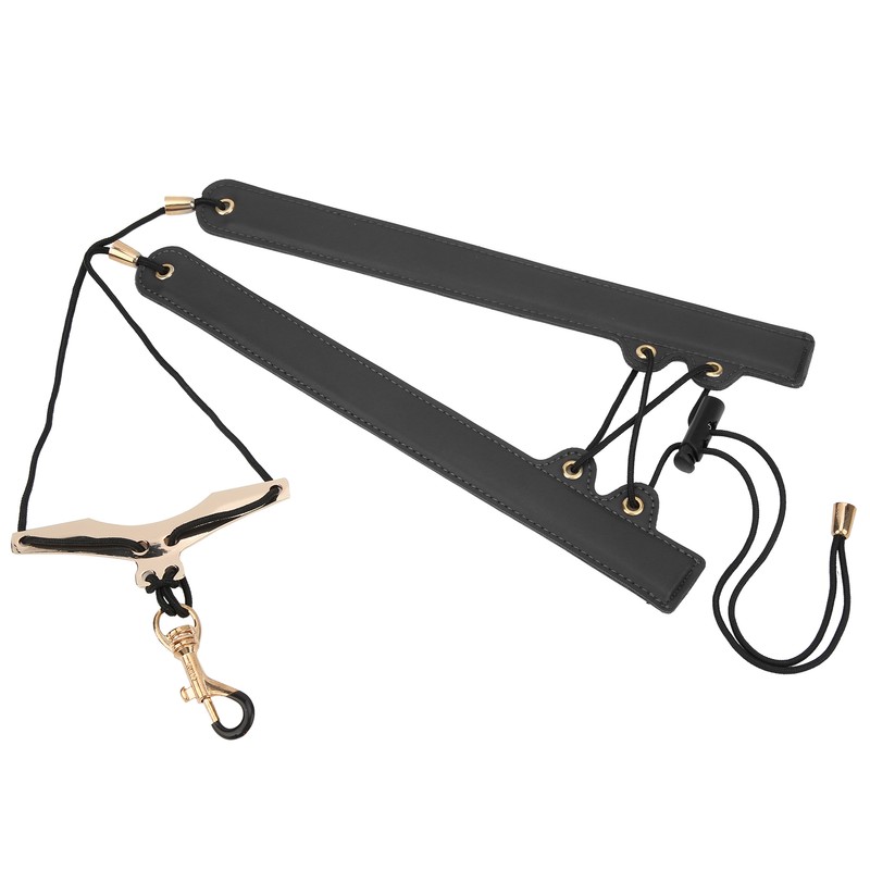Saxophone Shoulder Strap Folding Artificial Leather No Stress On Neck